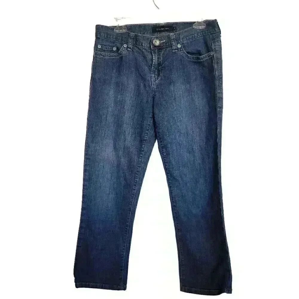 Calvin Klein Women's Medium Wash Blue Cotton/Spandex Denim Jeans